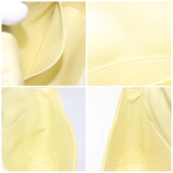 LOUIS VUITTON Monogram Vernis Thompson Street Bag Yellow - Picture 15 of 16
